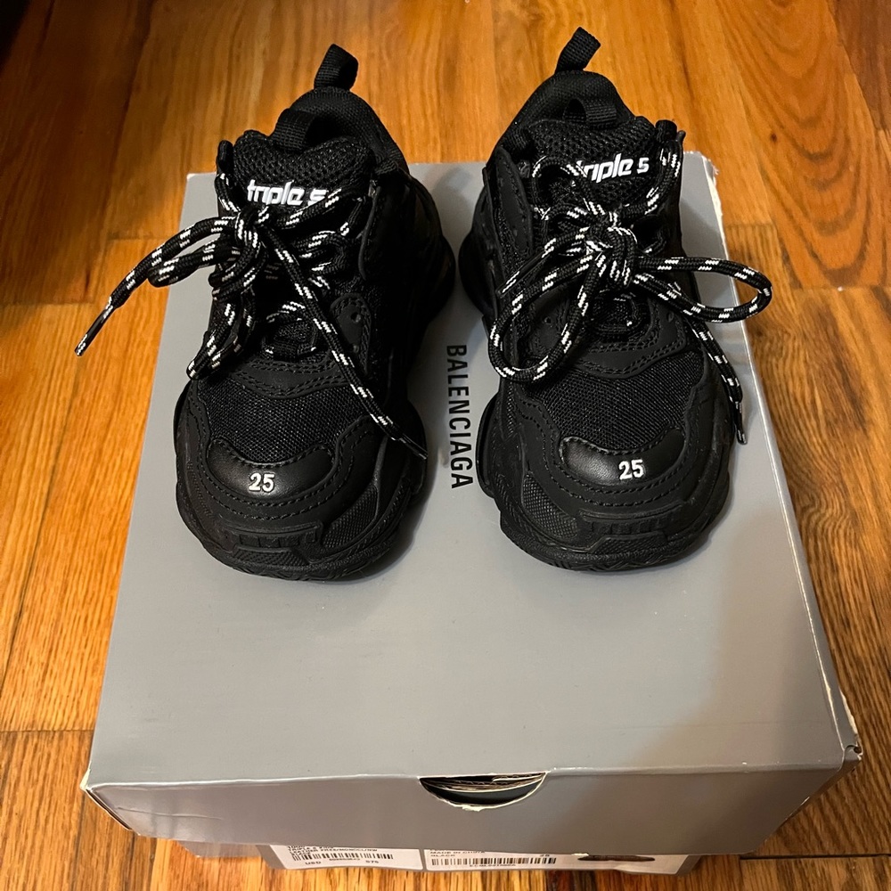 Kid size Balenciaga TripleS sneakers